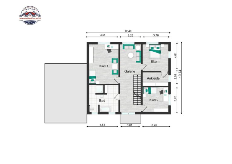 Grundriss Obergeschoss