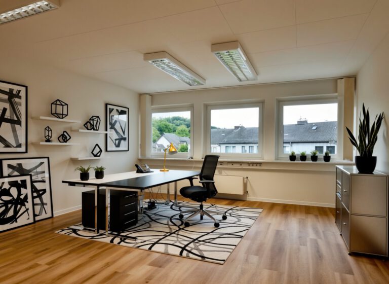 Büro 1 (mit KI möbliert)