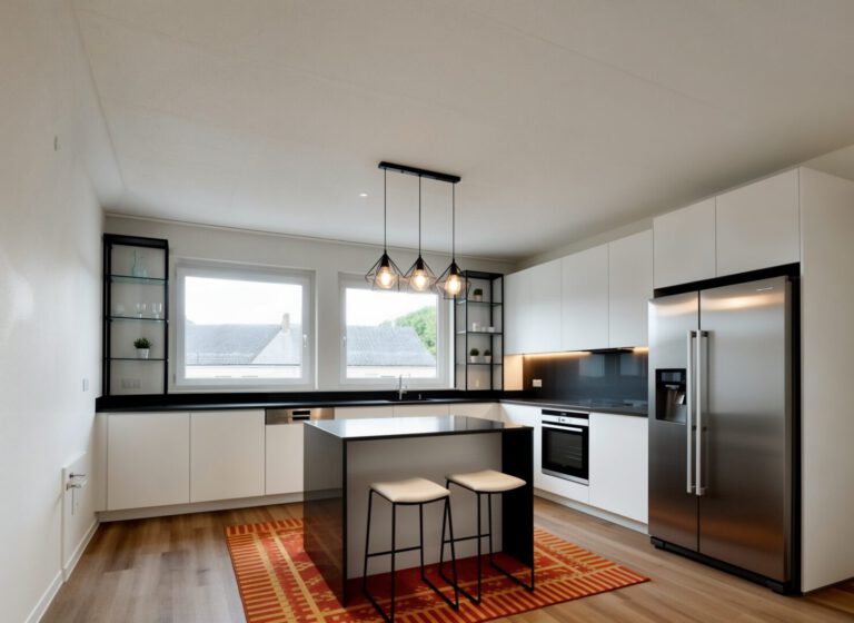 Küche (mit KI möbliert)