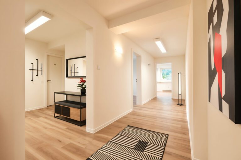 Flur (mit KI möbliert)