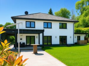 Rückansicht (mit KI bearbitet)